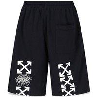 Off-White Men's Exactly The Opposite Arrow Skate Sweatshorts Black | Size: Small