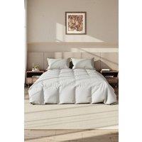 Garden Sanctuary Grey Quilted Down Alternative Duvet Insert, 230cm L x 200cm W | Size: 230 cm L x 200 cm W