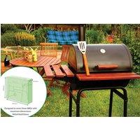 St Helens Home & Garden water resistant Drum BBQ Cover in Green