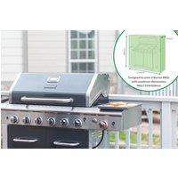 St Helens Home & Garden Water Resistant 6 Burner BBQ Cover in Green