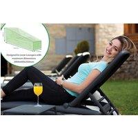 St Helens Home & Garden Water Resistant Lounger Cover in Green
