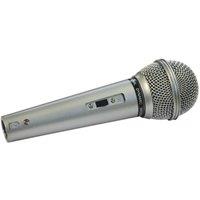 St Helens Mr Entertainer Dynamic Handheld Karaoke Microphone With Lead 600 Ohm Silver