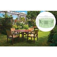 St Helens Home & Garden Water Resistant Large Round Patio Set Cover in Green