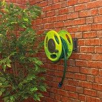St Helens Wall Mounting Hose Reel in Green
