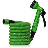 St Helens Expandable Hosepipe, 7.5m (25ft) in Green