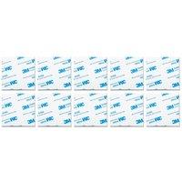 St Helens Double-Sided Square Adhesive Mounting Pads. Grey 2 x 0.5 x 2cm | Size: 2 x 0.5 x 2 cm