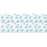 St Helens Double-Sided Square Adhesive Mounting Pads. Grey 4 x 0.5 x 4cm | Size: 4 x 0.5 x 4 cm