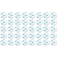 St Helens Double-Sided Round Adhesive Mounting Pads Round Grey 4 x 0.5 x 4cm | Size: 4 x 0.5 x 4 cm
