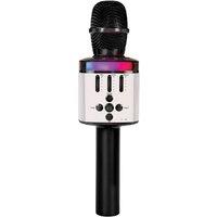 Easy Karaoke 'EKM10' Bluetooth Karaoke Microphone with Speaker & Lights - Black