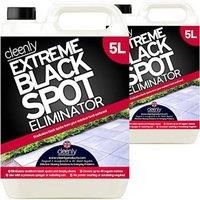 cleenly Black Spot Destroyer Removes Black Spots on Patios, Paving, Drives in Clear | Size: 2 Pack