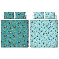 Minecraft Level Up Duvet Cover Set in Teal | Size: Single