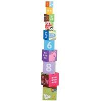 Bigjigs Toys Farmyard Cardboard Stacking Cubes (10 Pieces)
