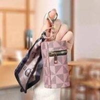 Havendro Pink Portable Mini Bucket Coin Purse Earphone Lipstick Storage Bag