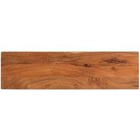 Berkfield Home Table Top 100x20x2.5 cm Rectangular Solid Wood Acacia in Brown