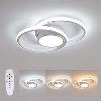Pheashine Modern LED Ceiling Light, Dimming 3000-6500K, 40cm long, Indoor Use in White