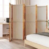 Berkfield Home 6-Panel Room Divider Taupe 420x180 cm