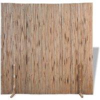 Berkfield Home Bamboo Fence 180x170 cm in Brown
