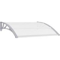 Berkfield Home Door Canopy Grey 120x100 cm PC