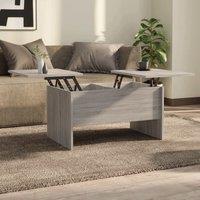 Berkfield Home Coffee Table Grey Sonoma 80x50x42.5 cm Engineered Wood