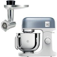 KENWOOD 5L kMix Stand Mixer Blue & Food Mincer