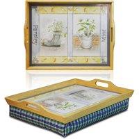 Aidapt Wooden Lap Tray with Cushion 100x495x385