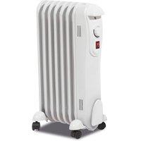 St Helens Oil Filled Radiator (Power heat (kW) 1.5 Type 7 Fins) in White