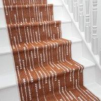 runrug Stair Runner Carpet - Reversible & Durable, 2mm - 'Aperol Spritz' in Terracotta | Size: 60 cm x 480 cm