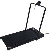 Alivio Remote Control Digital Walking Pad Treadmill 1 - 10 km/h with LED Display, Home Office Fitness Machine in Black