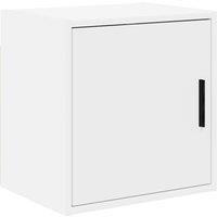 Berkfield Home Garage Wall Cabinet White Engineered Wood