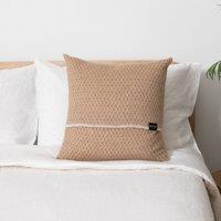 Native Natural Hoop Beige Wool Cushion 45x45cm | Size: 45 cm x 45 cm