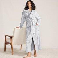 Lands' End Women's Shawl Collar Robe in Grey | Size: 10-12