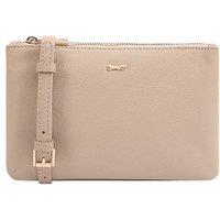 Paul Costelloe Women's 'Triplet' 100% Real Leather Cross Body Bag in Light Brown