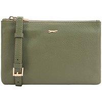 Paul Costelloe Women's 'Triplet' 100% Real Leather Cross Body Bag in Light Green