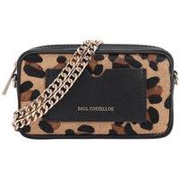 Paul Costelloe Women's Alcoa Leather Cross Body Bag in Jet Black