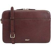 Paul Costelloe Women's 'Kouti' 100% Real Leather Cross Body Bag in Dark Brown