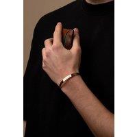 Outrage London Men's 18K Gold Personalised Adjustable Bangle Bracelet