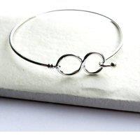 Aye Do Gifts Women's Infinity Silver Bangle