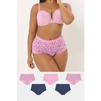 Yours Women's 5 Pack Floral Full Briefs | Size: 26-28