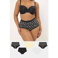 Yours Women's 5 Pack Daisy Full Briefs | Size: 22-24