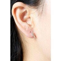 Outrage London Women's Silver branch hook earrings | Size: Small