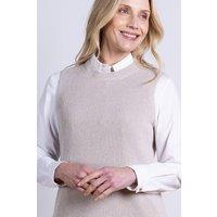 Nomads Clothing Women's Knitted Vest in Light Sand | Size: Small