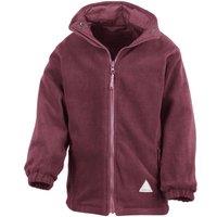 Result Reversible Storm Stuff Anti Pilling Fleece Waterproof Jacket in Burgundy | Size: 3-4 Years
