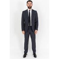 V2 Classic Men's Michael Three Piece Grey Suit in Dark Grey | Size: 38R