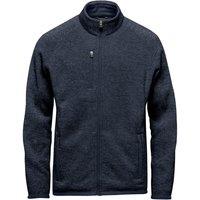 Stormtech Men's Avalante Heather Full Zip Fleece Jacket in Navy | Size: Large