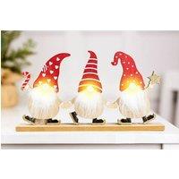 Marco Paul Pre-Lit Christmas Gonk Wooden Decoration