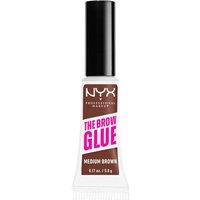 NYX Professional Makeup Brow Glue Instant Brow Styler in Medium Brown | Size: 5ml
