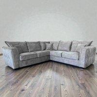 SNUG FURNITURE BIRMINGHAM LTD Serena Large Corner Sofa Full-Back in Grey