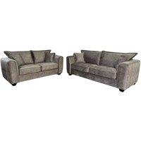 SNUG FURNITURE BIRMINGHAM LTD Serena 3+2 Sofa Set Full-Back in Taupe