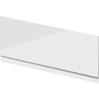 Bathroom Kingdom Flauto 1700mm Waterproof PVC bath panel + Plinth in White