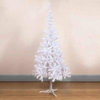Voltico 6FT White Artificial Christmas Tree with Metal Stand